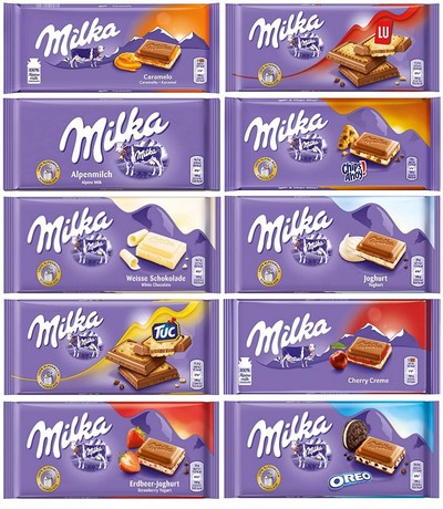 Milka chocolates