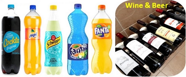 Fanta, Cockta, Schweppes