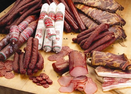 Balkan smoked meats